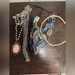 Chic Black and Gold Necklace Collection